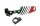 Abarth 500 Armaturenbrett Tricolore Carbon