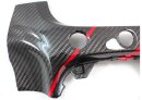 Abarth 500 Koshi Armaturenbrett STRIPES RED AIRBRUSHED...