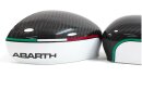 Abarth 500 595 Punto Spiegelkappen White Corse Carbon