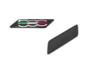 Abarth Fiat 500 Kotflügel Emblem Carbon