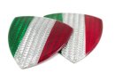 Abarth Alfa Romeo Emblem Carbon Tricolore Schild