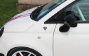 Abarth Alfa Romeo Emblem Carbon Tricolore Schild