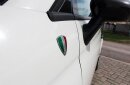 Abarth Alfa Romeo Emblem Carbon Tricolore Schild