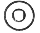 Abarth 500 595 Lenkrad Cover Airbag Carbon