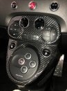Abarth 500 595 Heizung Klimaautomatik Cover Carbon