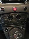Abarth 500 595 Heizung Klimaautomatik Cover Carbon