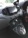 Abarth 500 595 Heizung Klimaautomatik Cover Carbon