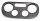 Abarth 500 595 Heizung Klimaautomatik Cover Carbon