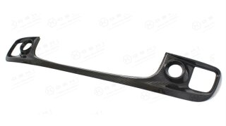 Abarth 500 Kühlergrill Nebelscheinwerfer Cover Carbon