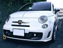 Abarth 500 Kühlergrill Nebelscheinwerfer Cover Carbon