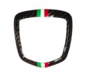 Abarth 500 595 Emblem Heck Cover Tricolore Carbon