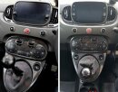 Abarth 595 Fensterheber Schalter Cover Carbon
