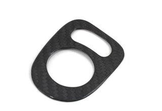 Abarth 500 595 Spiegelsteuerung Cover Carbon