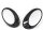 Abarth 500 Scheinwerfer Umrandung Cover Carbon