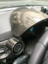 Abarth 500 595 Ladedruckanzeige Cover Carbon