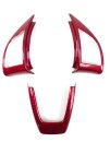 Abarth 500 Koshi Lenkrad Cover rotes Carbon