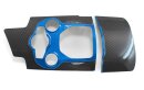 Alfa Romeo Giulia Mittelkonsole Cover schwarz blau Carbon