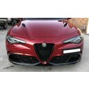 Alfa Romeo Giulia Koshi Scudetto K&uuml;hlergrill Emblemcover schwarz Carbon