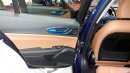 Alfa Romeo Giulia Lautsprecherrahmen Cover schwarz Carbon