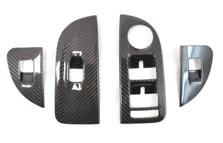 Alfa Romeo Giulia Fensterheber Türe Cover Carbon