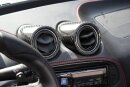 Alfa Romeo 4C Lüftungsdüsen Leder Armaturenbrett Cover schwarz Carbon