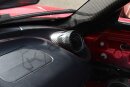 Alfa Romeo 4C Lüftungsdüsen Leder Armaturenbrett Cover schwarz Carbon
