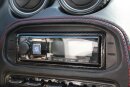 Alfa Romeo 4C Radio Rahmen Cover schwarz Carbon