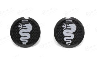 Alfa Romeo 4C Lautsprecherblende Cover schwarz Carbon