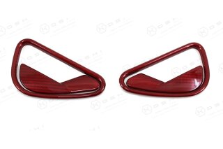 Alfa Romeo 4C Türgriff Cover innen rot Carbon