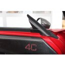 Alfa Romeo 4C Koshi Dreieck Türverkleidung innen schwarz Carbon