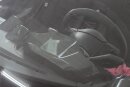 Alfa Romeo 4C Tachoabdeckung Rückseite schwarz Carbon