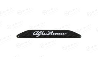 Alfa Romeo 4C Lenkrad Badge schwarz Carbon