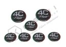 Alfa Romeo 4C Furia Koshi Emblem Kit Carbon