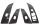 BMW 5er Serie Fensterschalter Cover Carbon