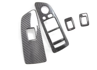 BMW 1er Serie E87 Fensterschalter Cover Carbon