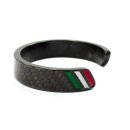 Koshi Armband Carbon schwarz Italian stripe