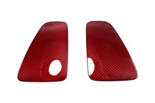Abarth 595 Rücklichtcover zentral Carbon rot
