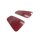 Abarth 595 Koshi R&uuml;cklichtcover zentral Carbon rot