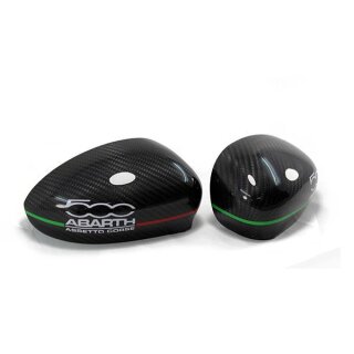 Abarth 500 595 ASSETTO CORSE Spiegelkappen Carbon