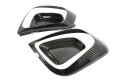 Abarth 595 Rücklicht Cover Carbon
