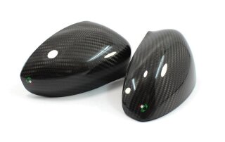 Abarth 500 Punto Scorpion Tricolore Spiegelkappen Carbon