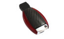 Mercedes Benz SLK R172 Schlüsselcover Carbon schwarz-rot