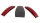 Mercedes Benz SLK R172 Schlüsselcover Carbon schwarz-rot