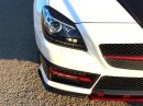 Mercedes Benz SLK R172 Scheinwerfercover Carbon