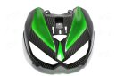 Kawasaki Z1000 Frontverkleidung schwarz-grün Carbon