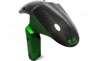 Kawasaki Z1000 Kotflügel vorne schwarz grün Carbon