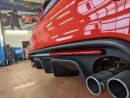 Abarth 595 Diffusor Lippe Tricolore Carbon