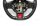Abarth 595 Lenkrad unteres Inlay rot Carbon