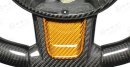 Abarth 595 Lenkrad unteres Inlay gelb Carbon