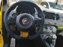 Abarth 595 Lenkrad unteres Inlay gelb Carbon
